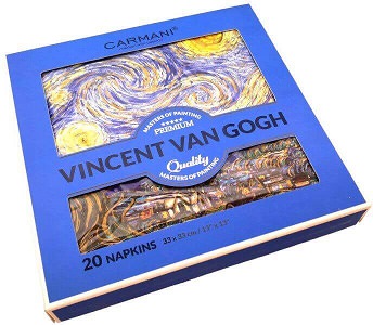 servietter med "Stjerneklar nat" V. van Gogh
